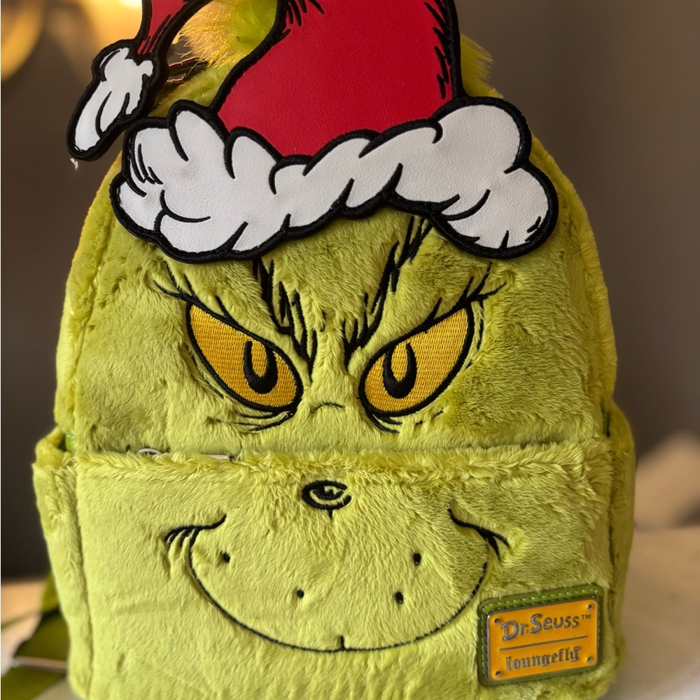 Dr. Seuss Grinch Green Loungefly Backpack